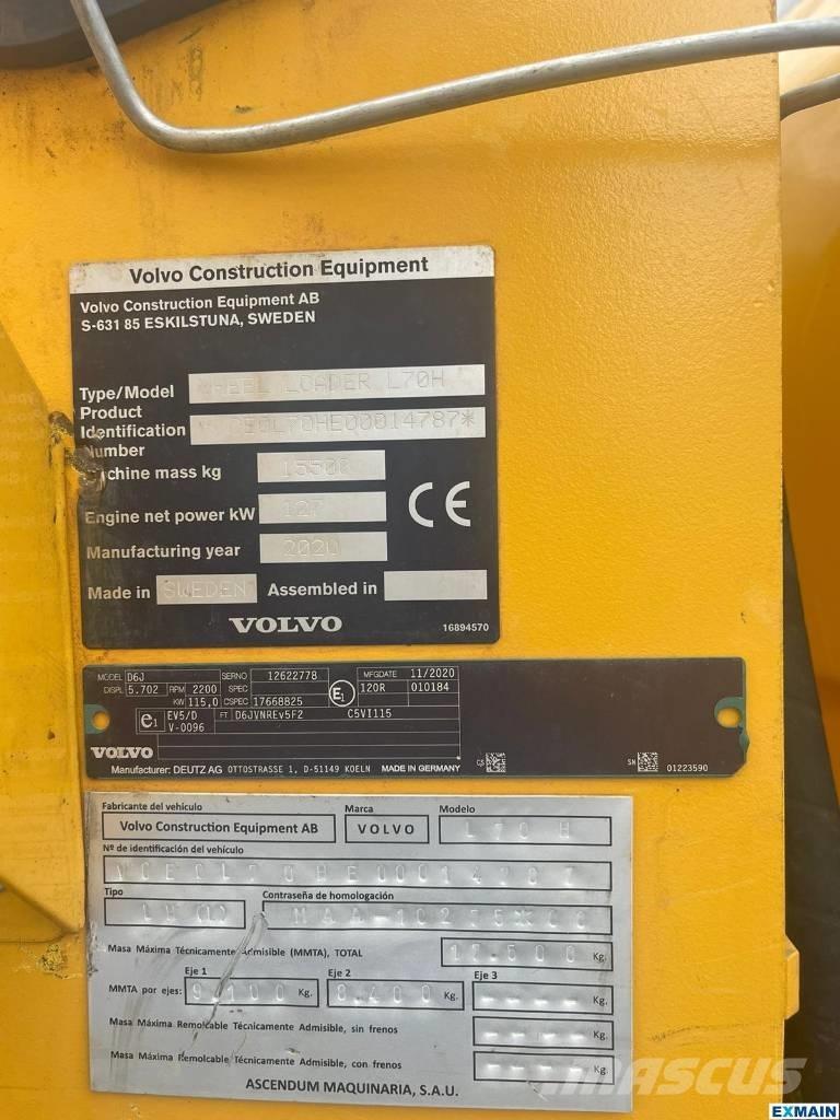 Volvo L 70 H Hjullastare