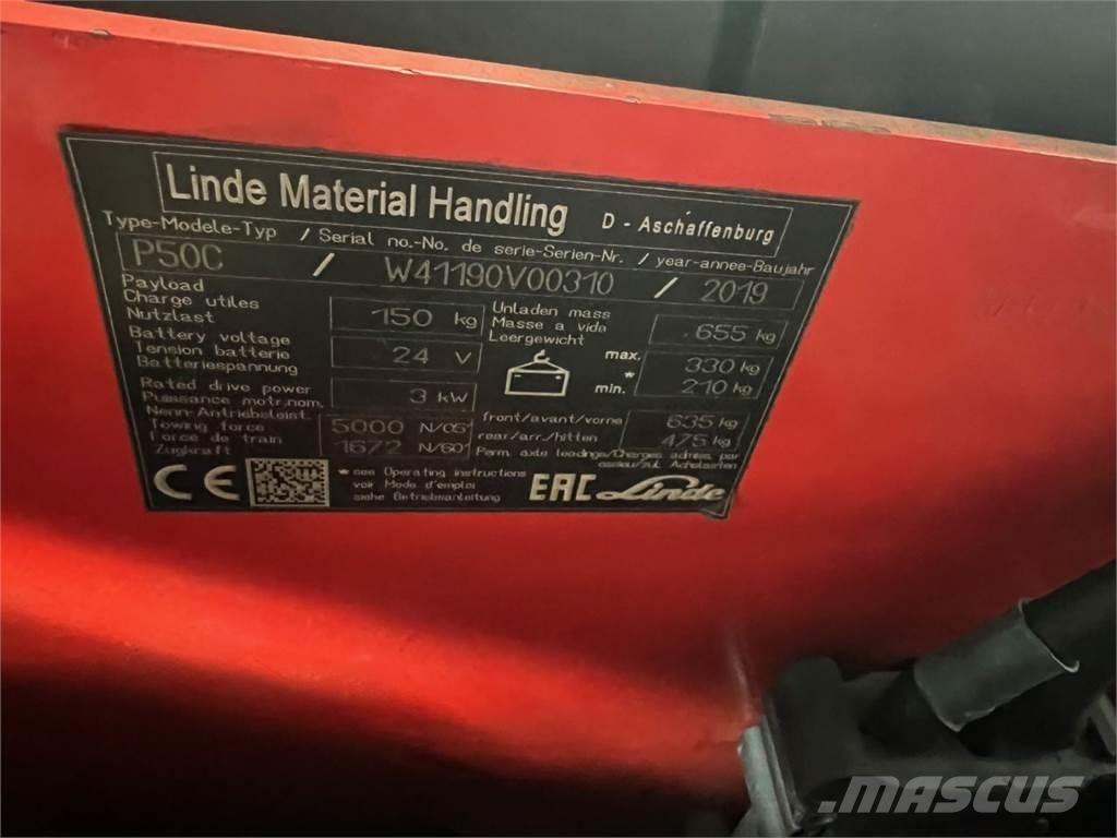 Linde P 50C Dragtruck