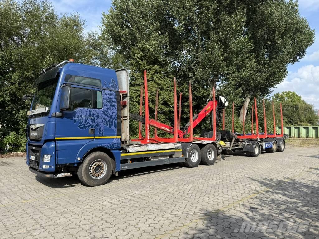 MAN TGX 33.500 Transportbilar för Skogsmaskiner