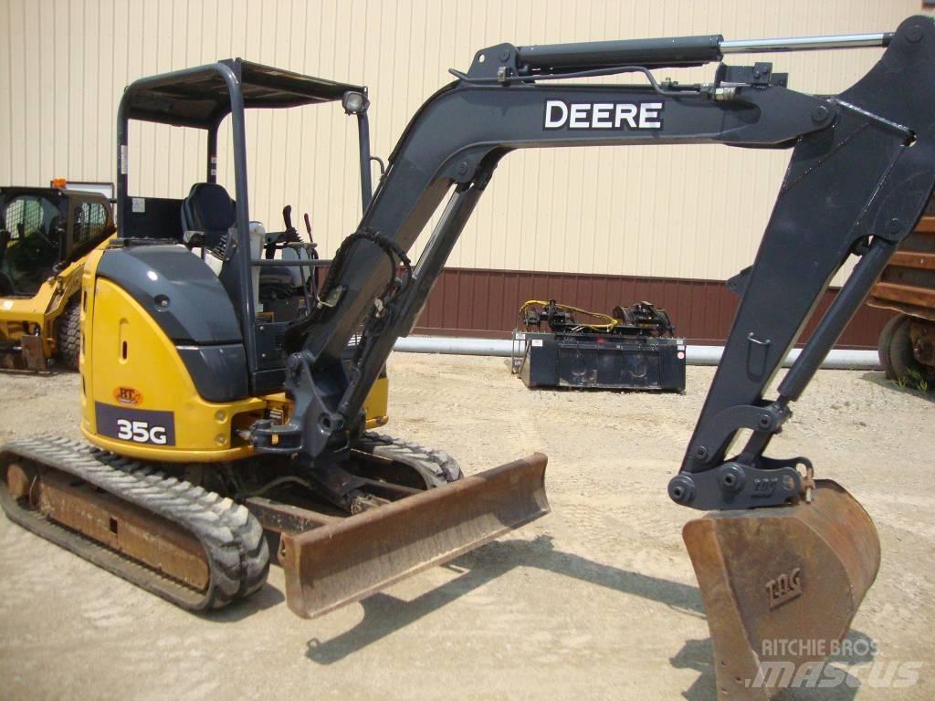 DEERE 35G Minigrävare < 7t