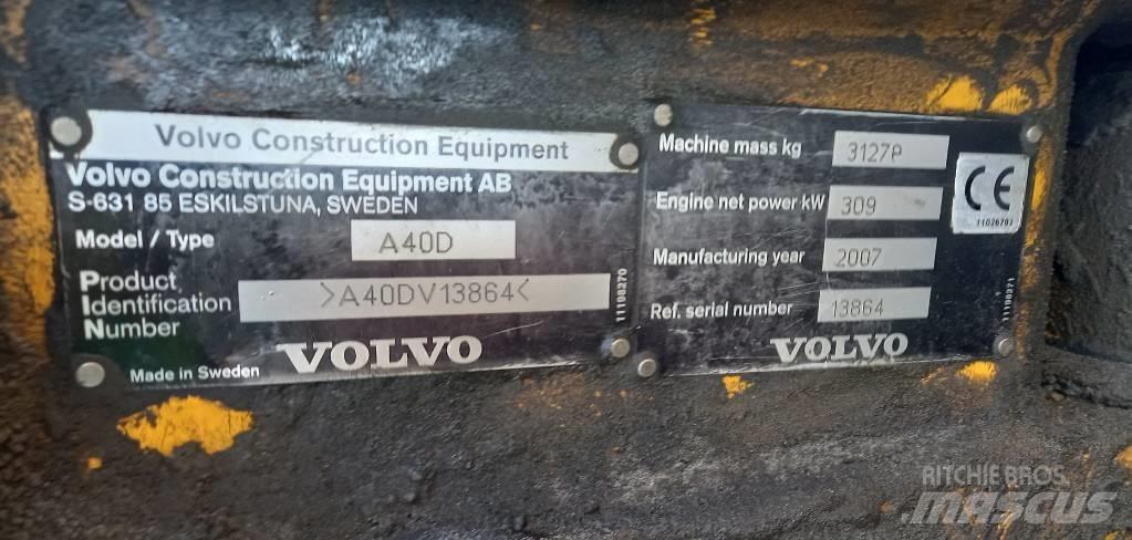 Volvo A 40 D Midjestyrd dumper