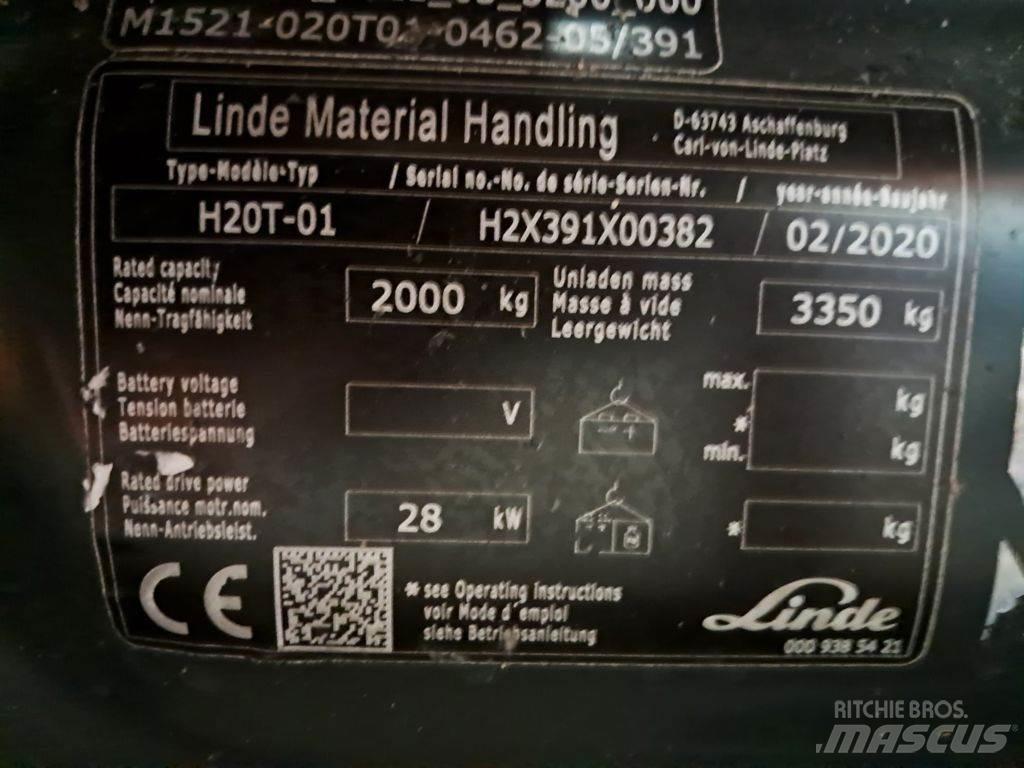 Linde H20T-01 Gasolmotviktstruckar