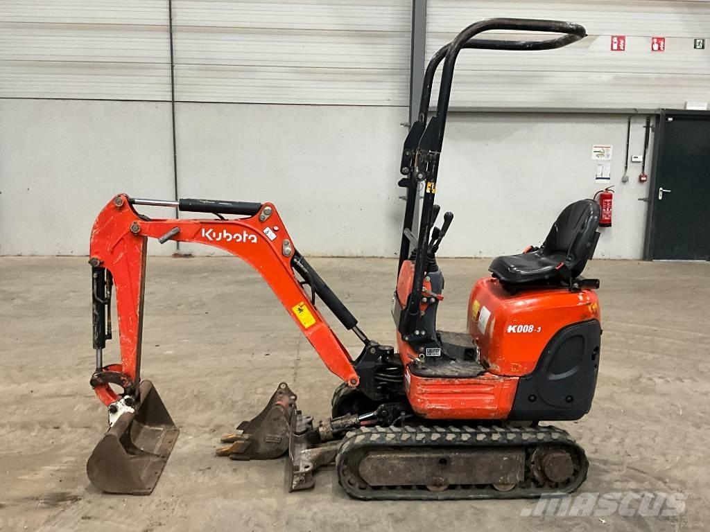 Kubota K 008-3 Minigrävare < 7t