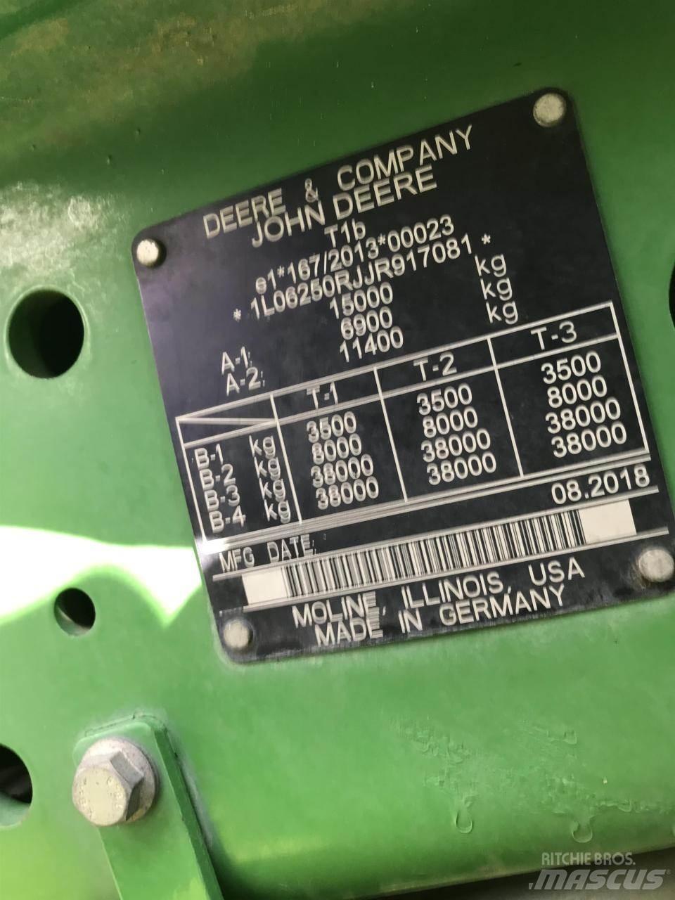 John Deere 6250R Traktorer