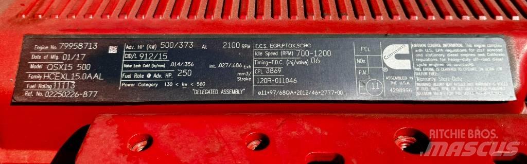 Cummins QSX15 Entreprenad - Övrigt