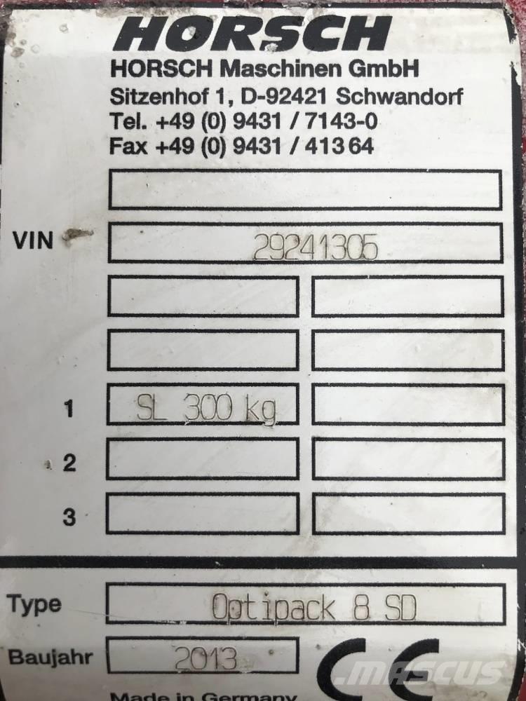 Horsch Optipack 8 SD Tallriksredskap