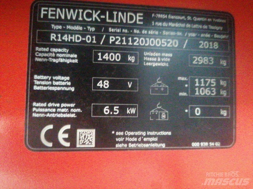 Linde R14HD Skjutstativtruck