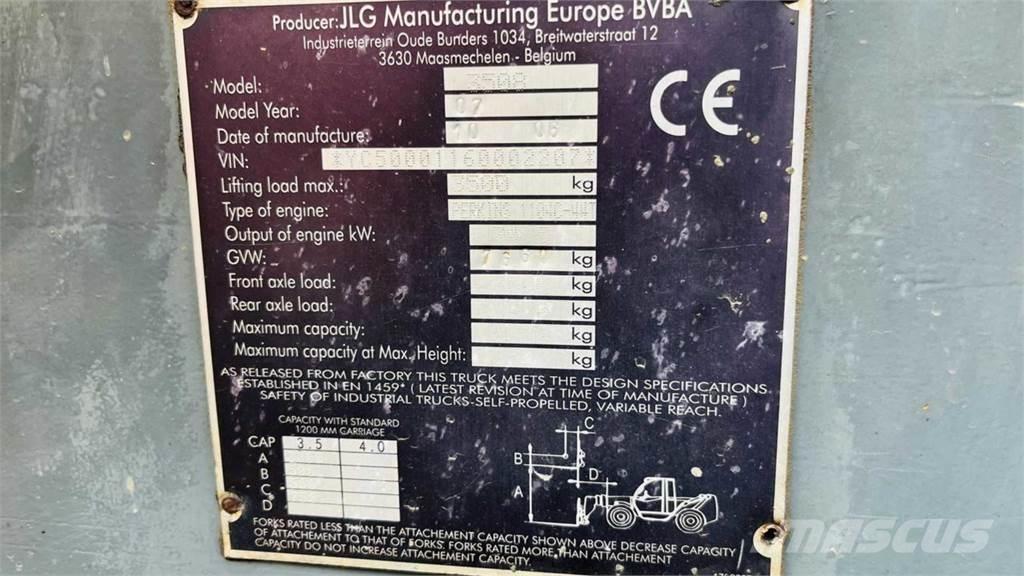 JLG 3508 Teleskoplastare