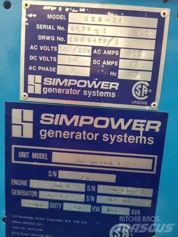 Nissan 6 cyl Dieselgeneratorer