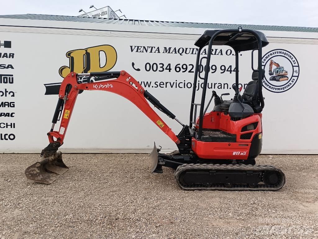 Kubota U 17-3 a Minigrävare < 7t