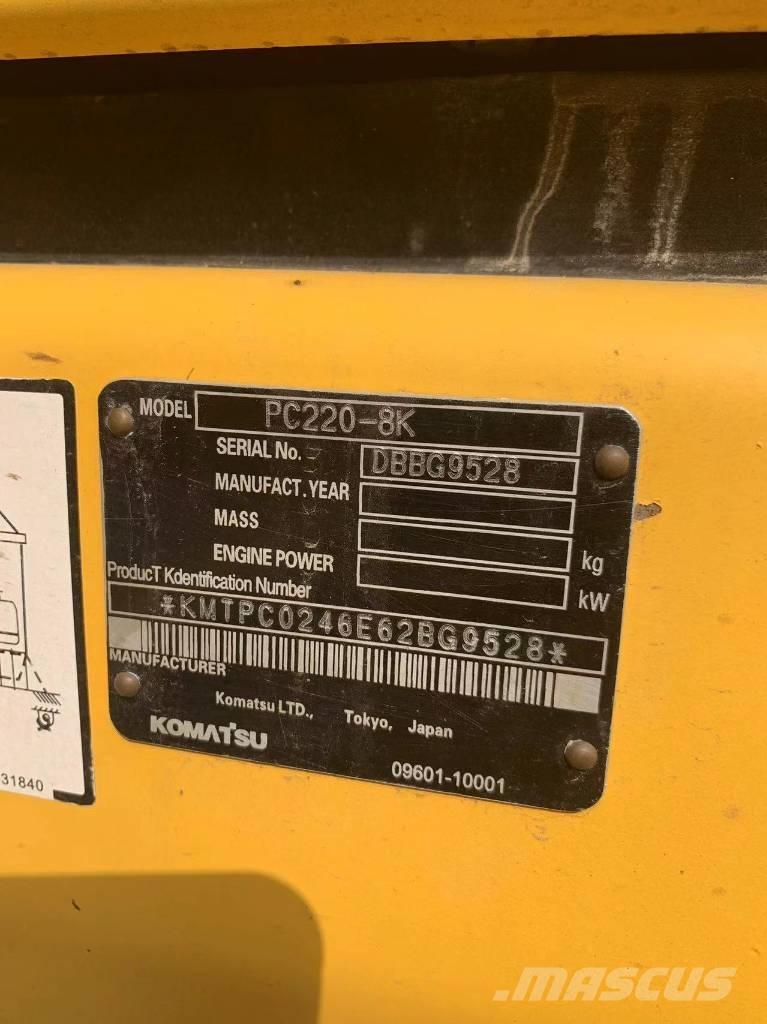 Komatsu PC 220-8 Midigrävmaskiner 7t - 12t