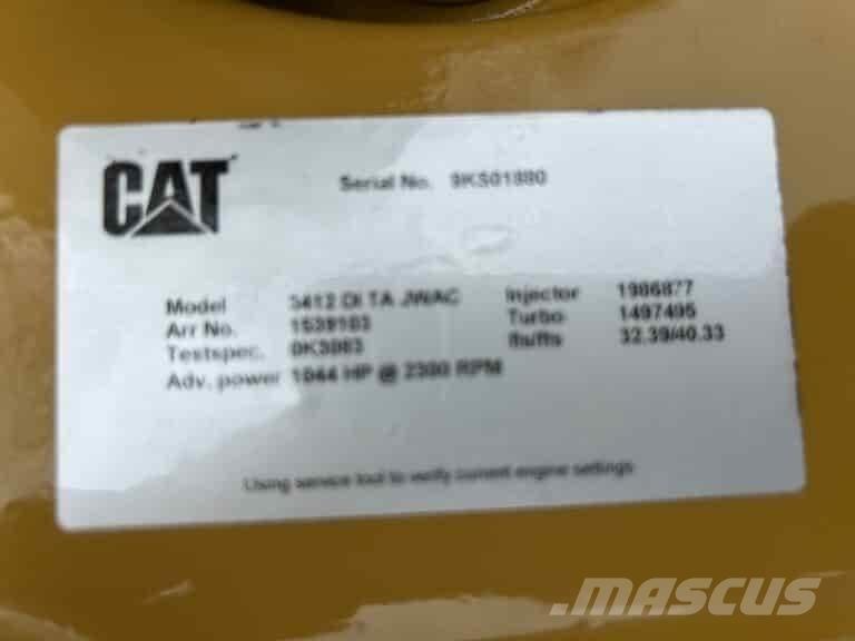 CAT 3412E Marina motorenheter
