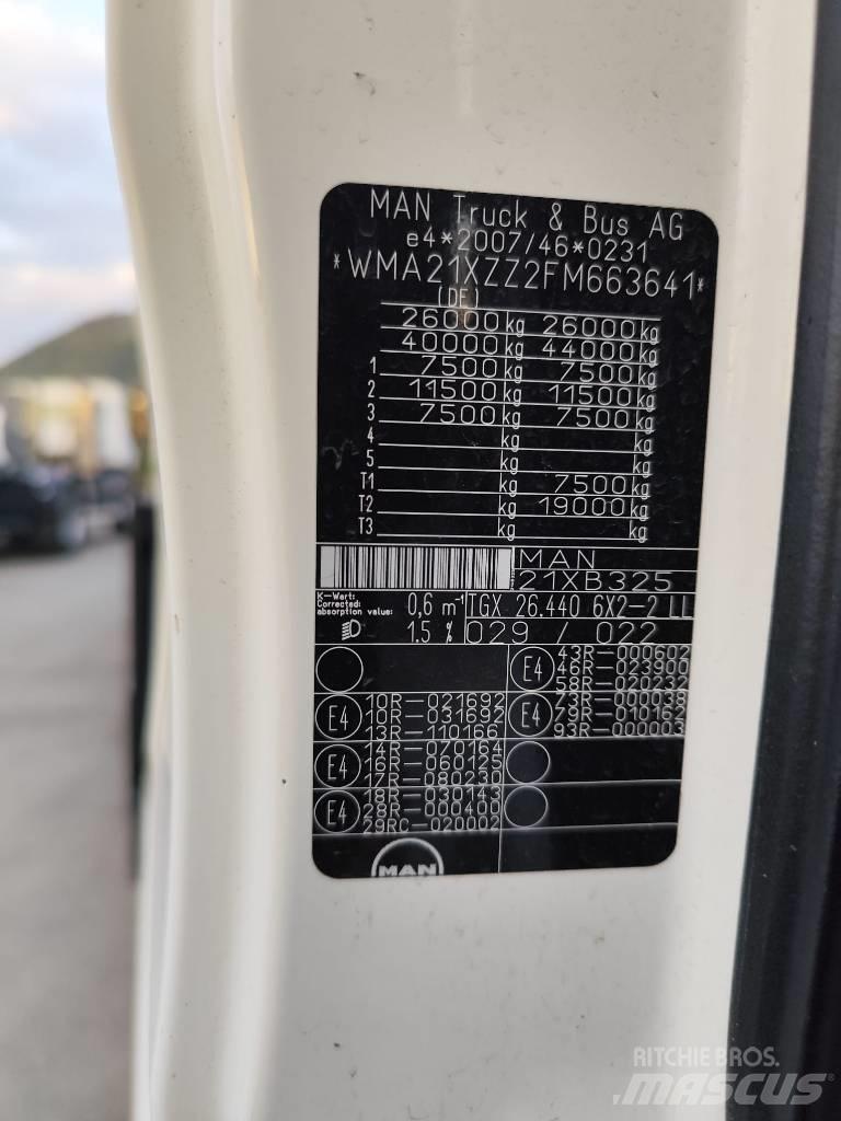 MAN TGX 26.440 Flak-/vinschlastbilar