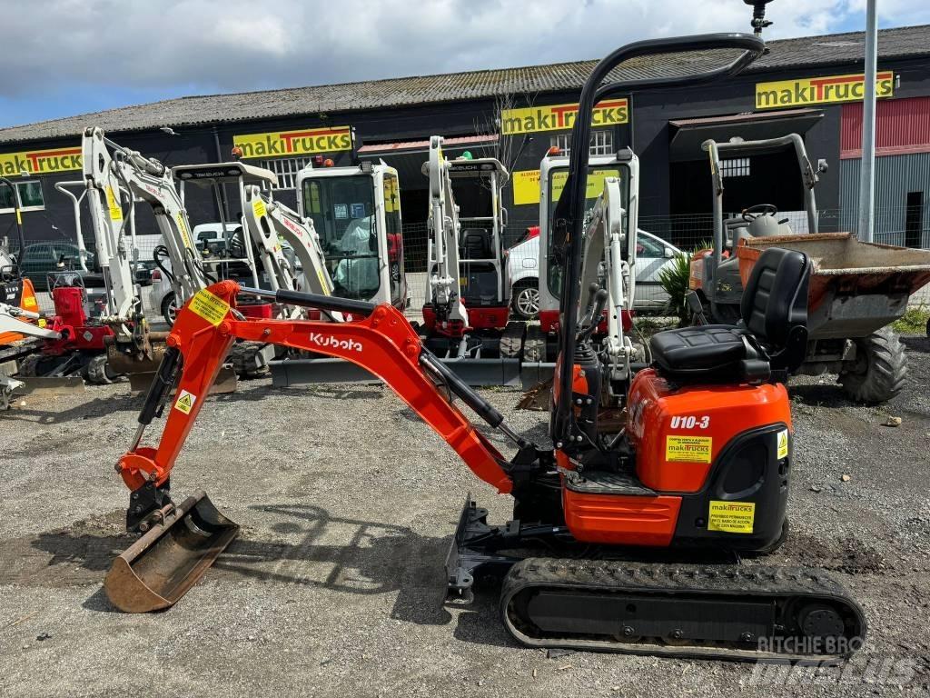 Kubota U 10-3 Minigrävare < 7t