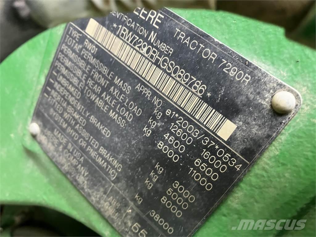 John Deere 7290R Traktorer
