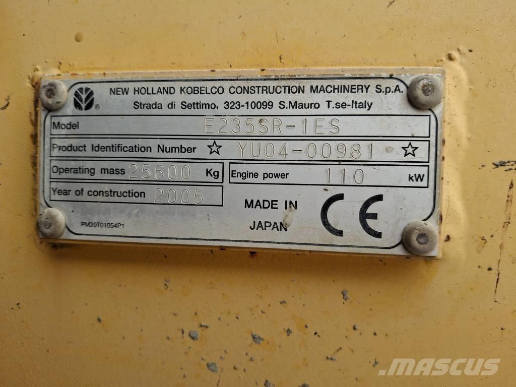 New Holland E 235 SR Bandgrävare