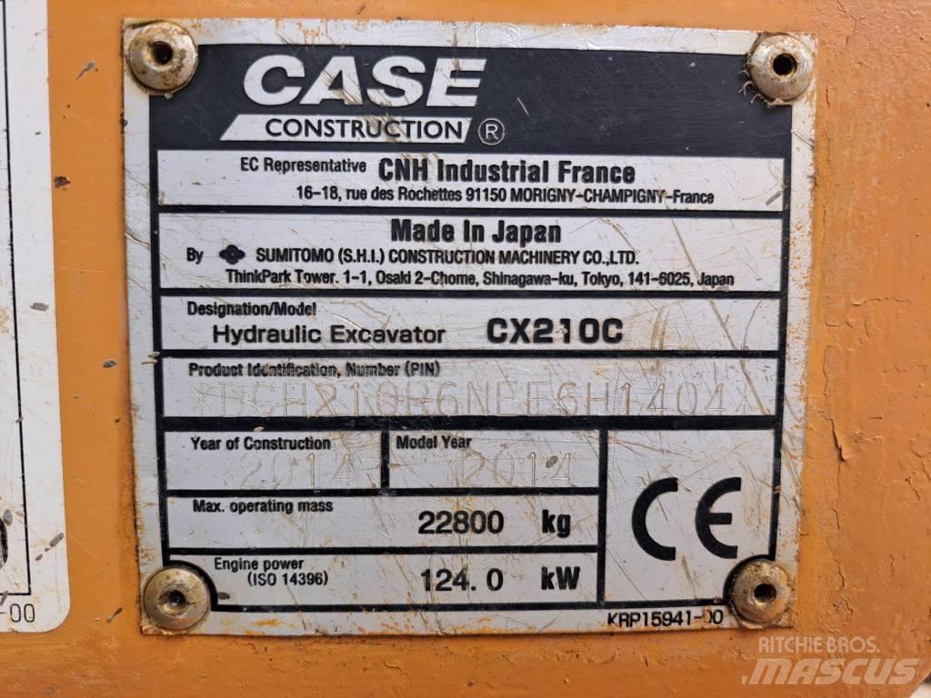 CASE CX 210 C Bandgrävare