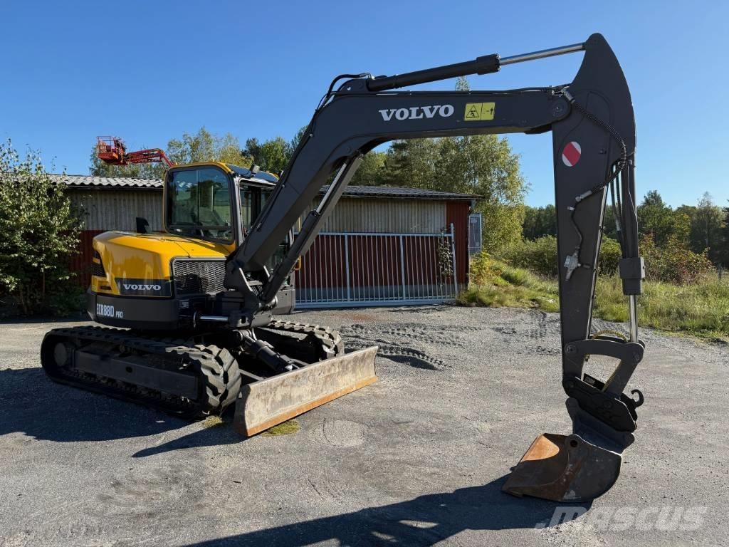 Volvo ECR 88 D Midigrävmaskiner 7t - 12t