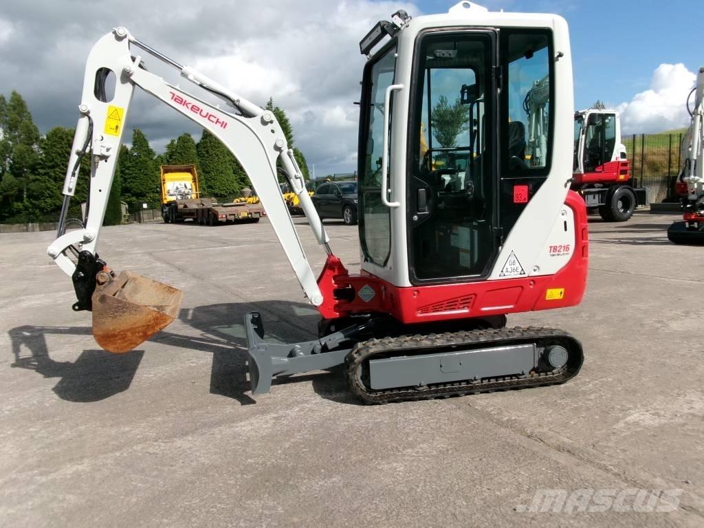 Takeuchi TB 216 Minigrävare < 7t