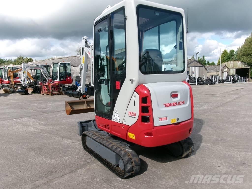 Takeuchi TB 216 Minigrävare < 7t