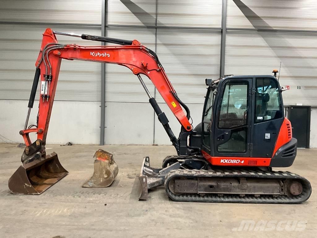 Kubota KX 080-4 Midigrävmaskiner 7t - 12t