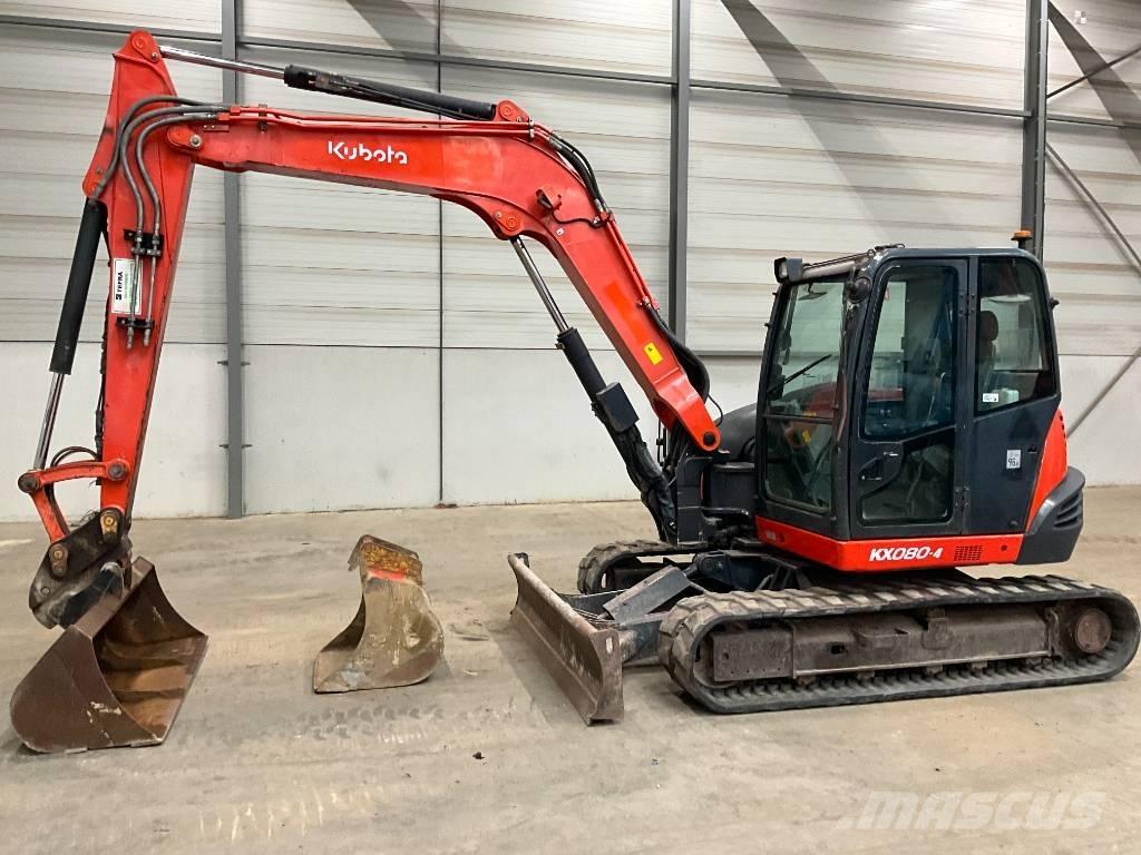 Kubota KX 080-4 Midigrävmaskiner 7t - 12t