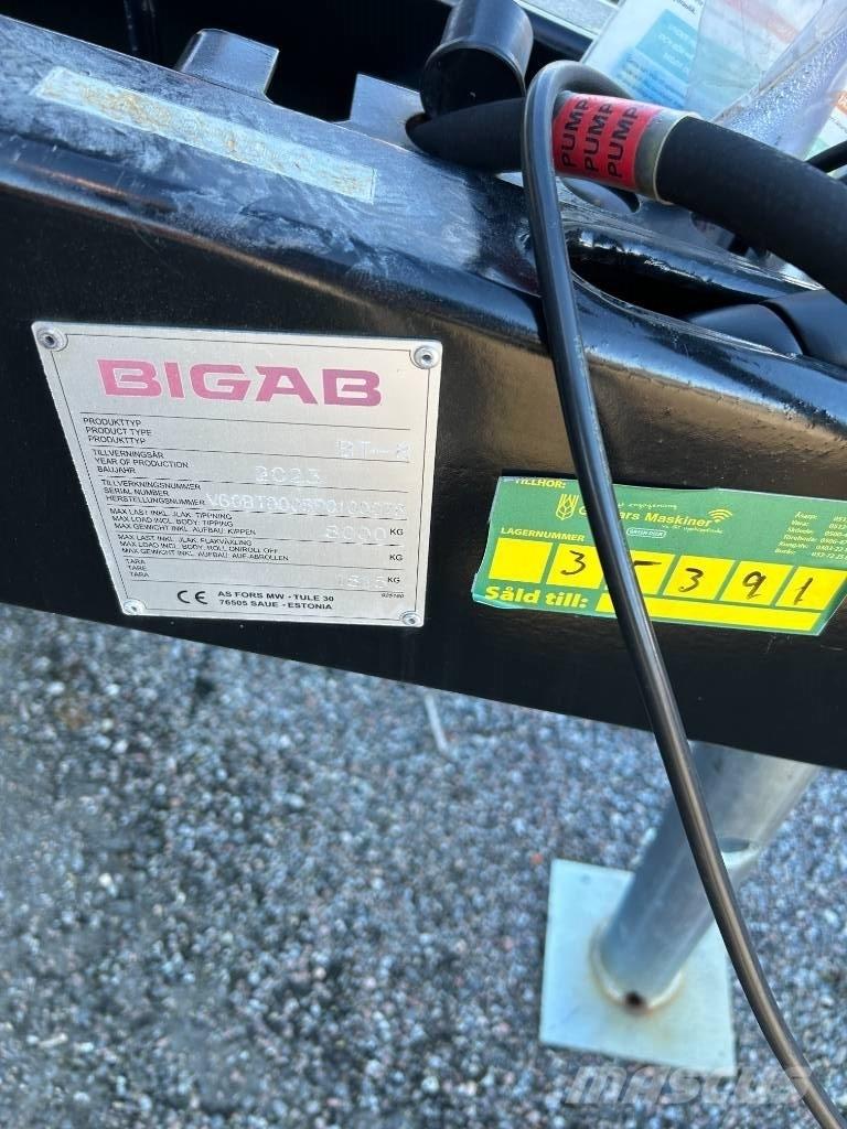 Bigab T8 DUMPERKÄRRA Övriga vagnar