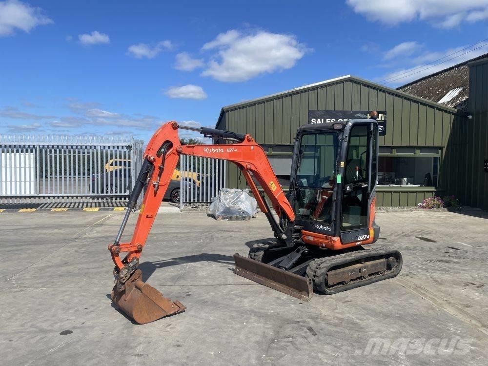 Kubota U 27-4 Minigrävare < 7t