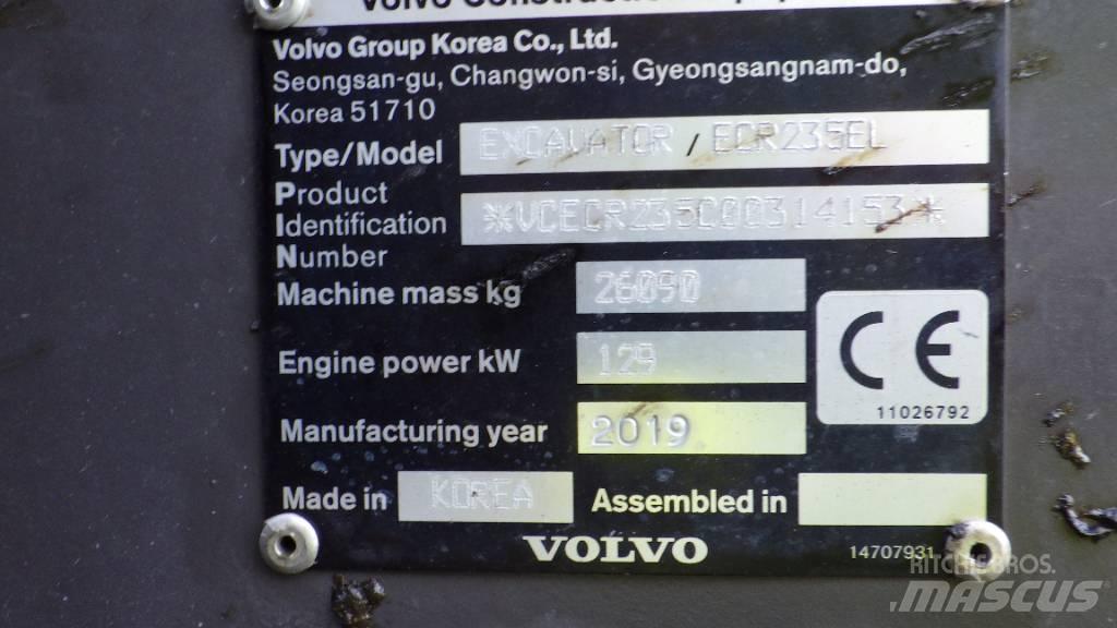 Volvo ECR235EL Bandgrävare