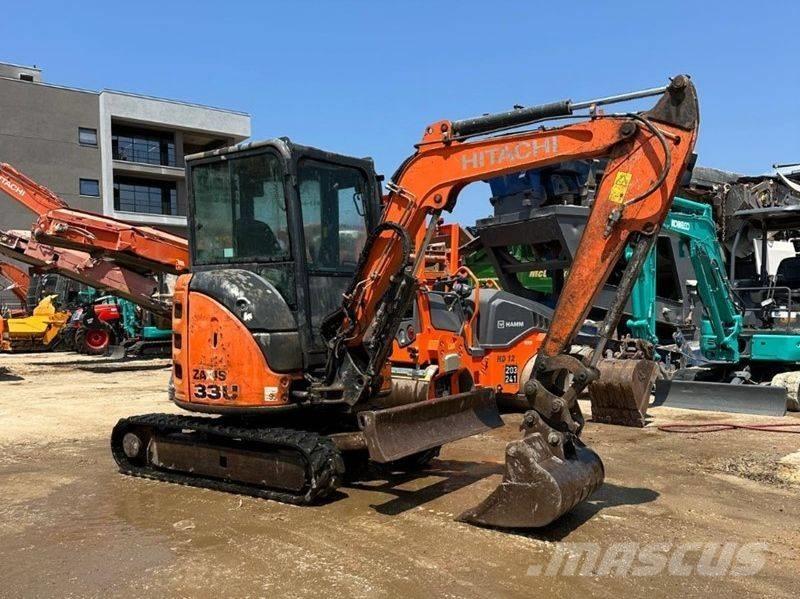 Hitachi ZX 33 U-5 Minigrävare < 7t