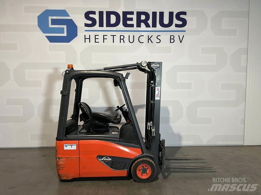 Linde E16 Elmotviktstruckar
