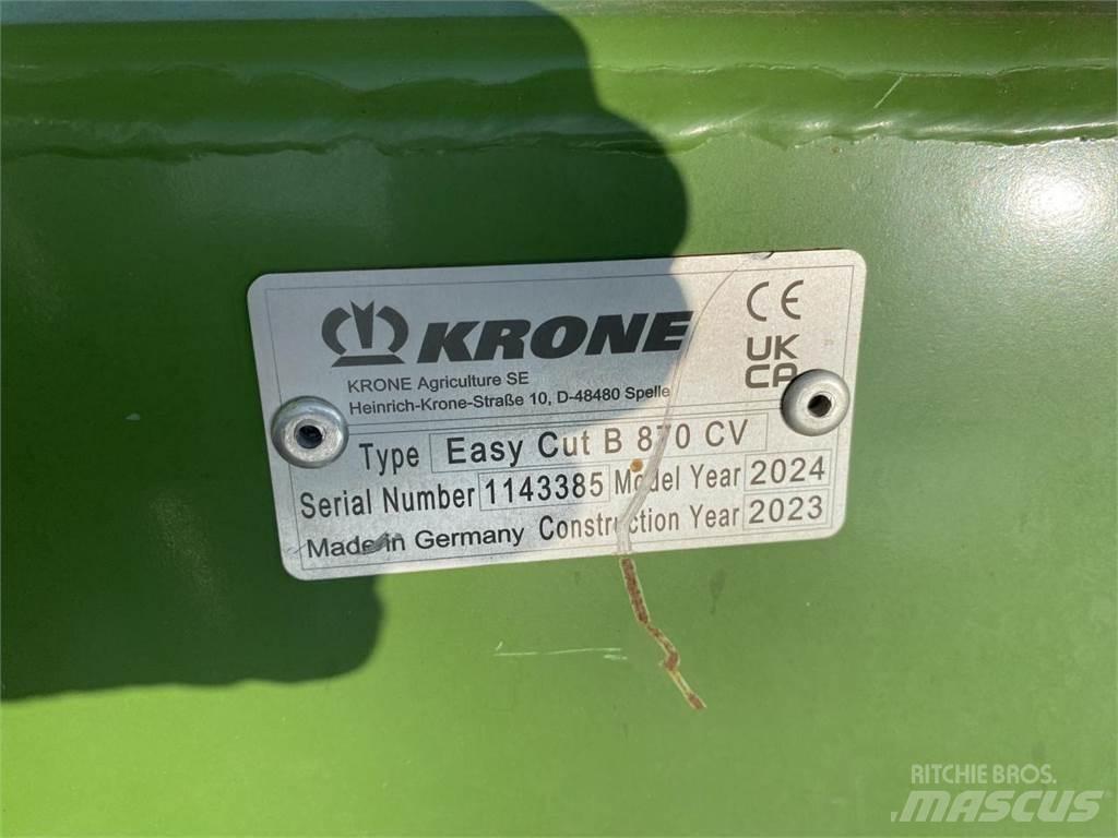 Krone EC B 870 CV Slåttermaskiner