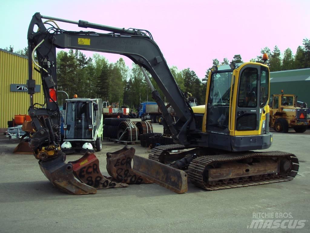 Volvo ECR 88 Midigrävmaskiner 7t - 12t