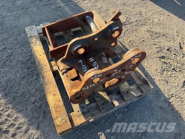 JCB QUICK COUPLERS Redskapsfäste/ adaptrar
