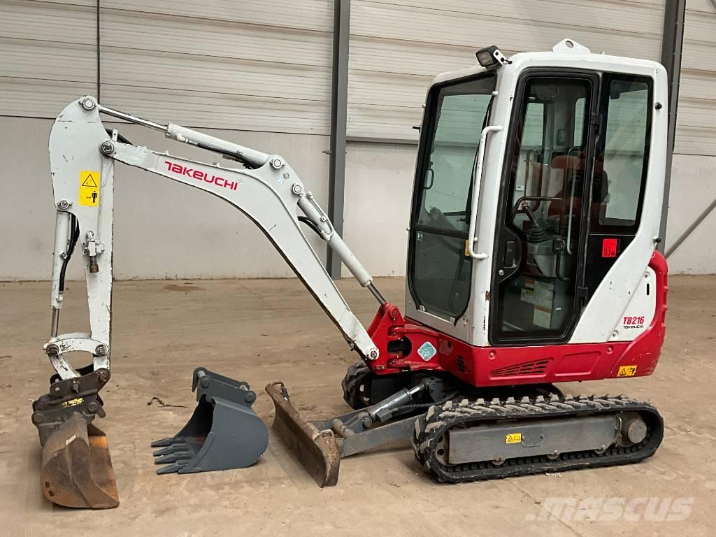 Takeuchi TB 216 Minigrävare < 7t