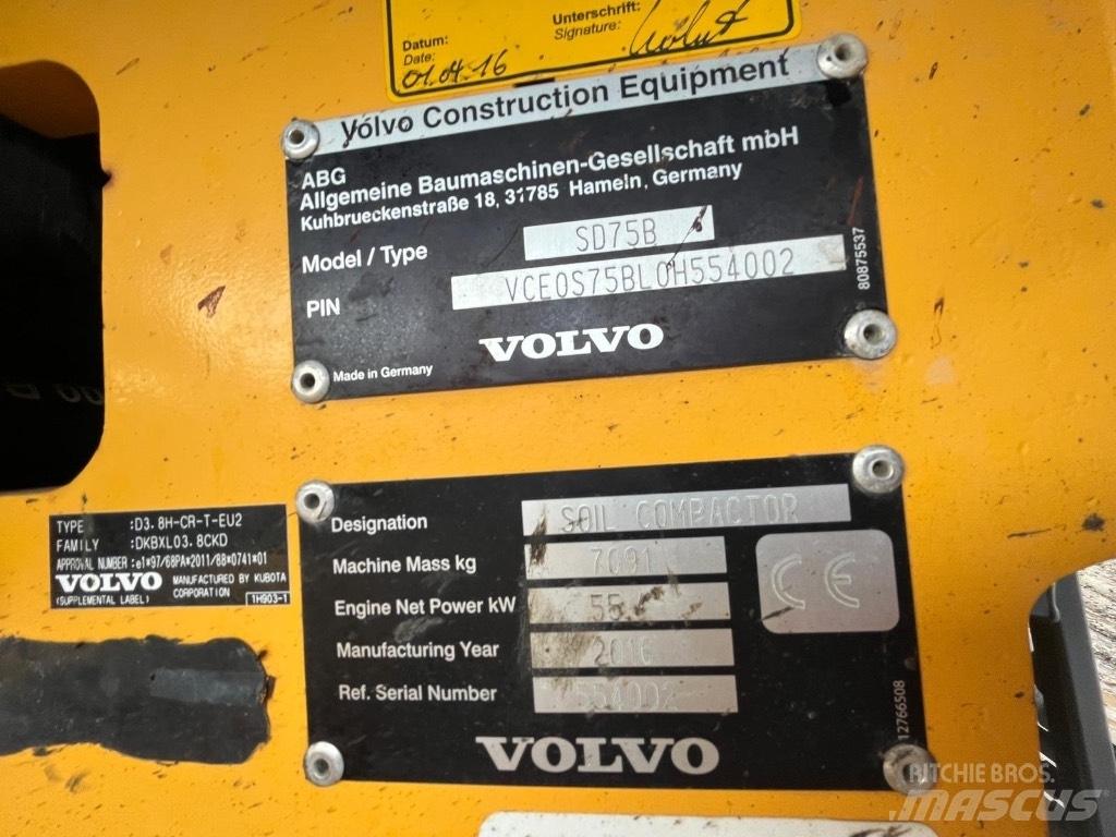 Volvo SD 75 Envalsvältar