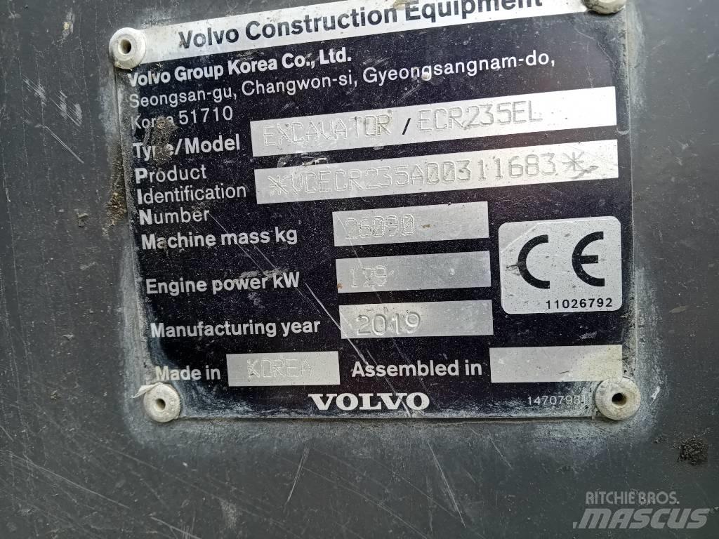 Volvo ECR235EL Bandgrävare
