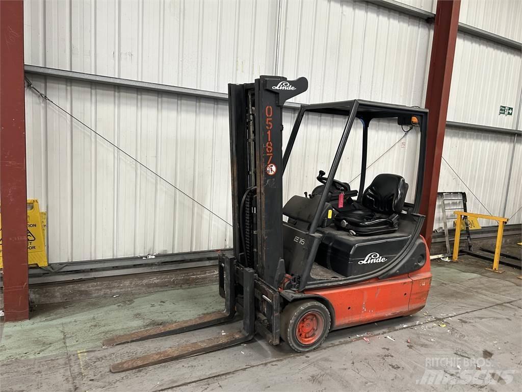 Linde E16C-02 Elmotviktstruckar