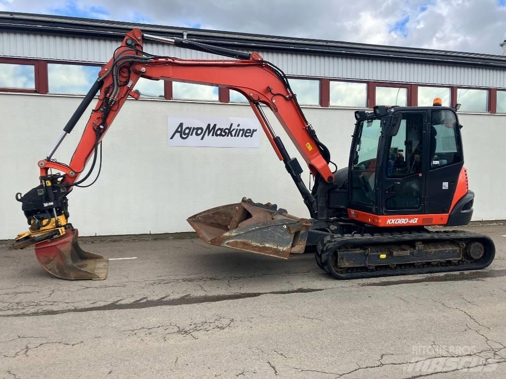Kubota KX 080-4 Midigrävmaskiner 7t - 12t