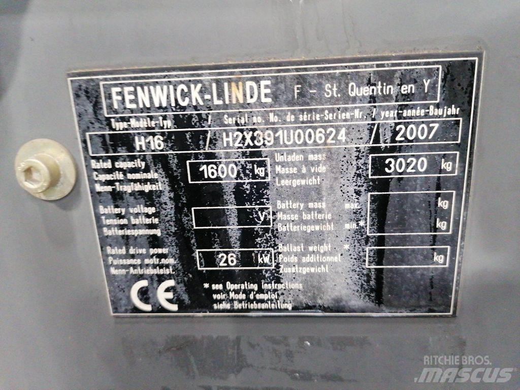 Linde H16D Dieselmotviktstruckar