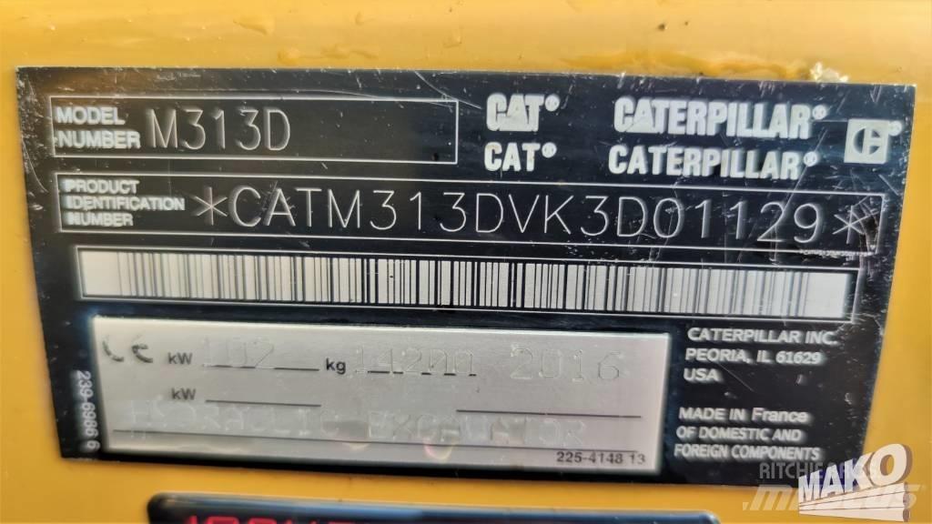 CAT M 313 D Hjulgrävare