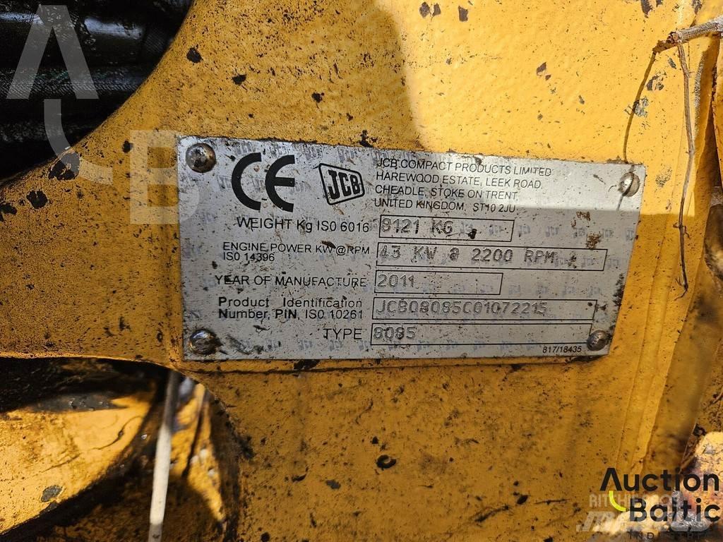 JCB 8085 Midigrävmaskiner 7t - 12t