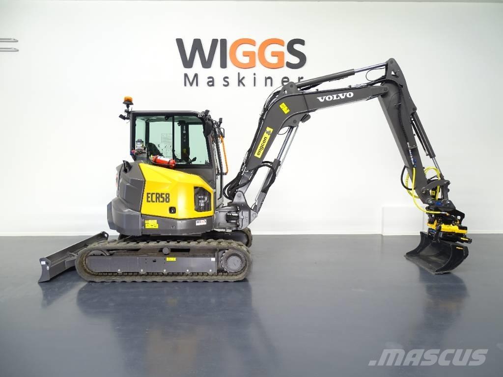 Volvo ECR58F Minigrävare < 7t