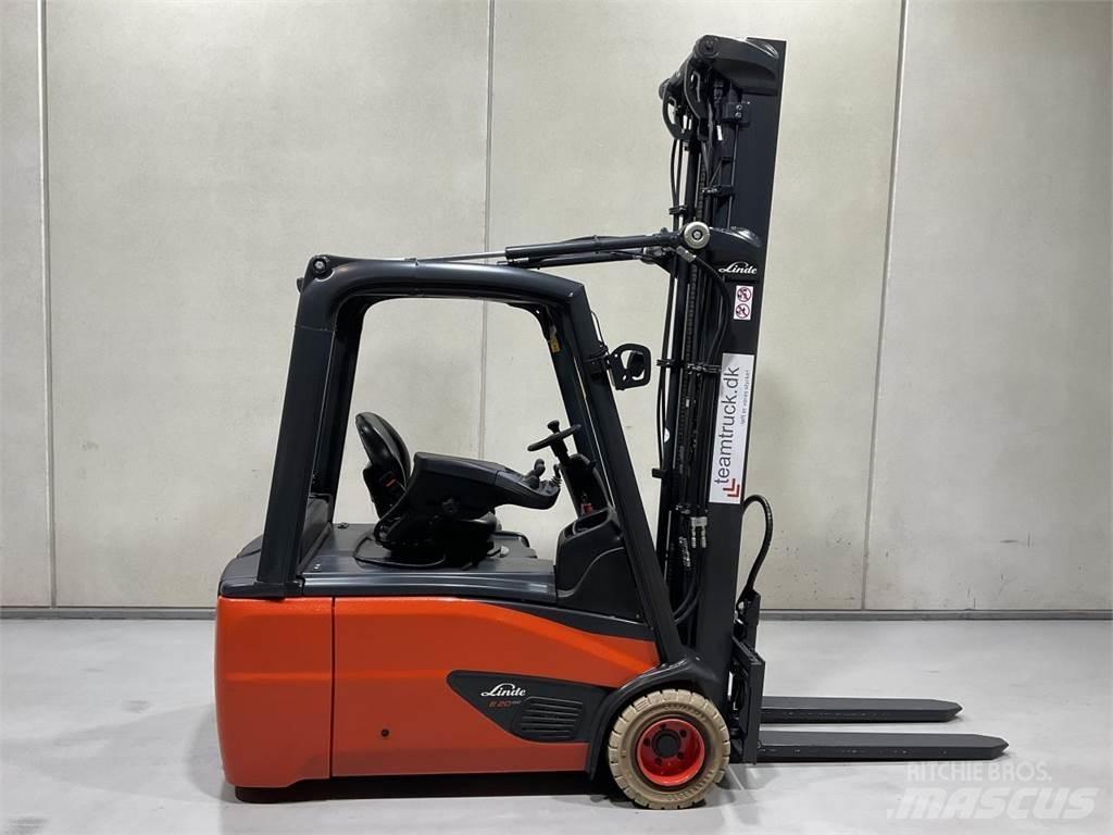 Linde E20-02 Elmotviktstruckar