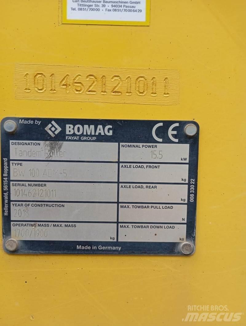 Bomag BW 100 ADM-5 Markvibratorer