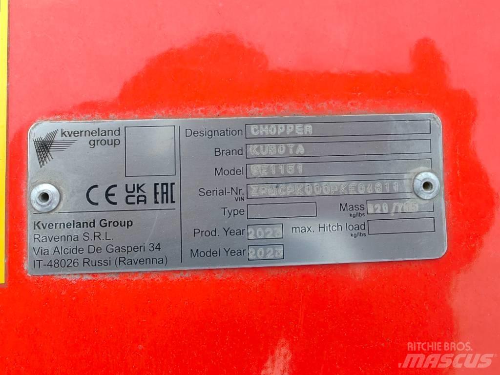 Kubota SE 1151UB Betesputsare
