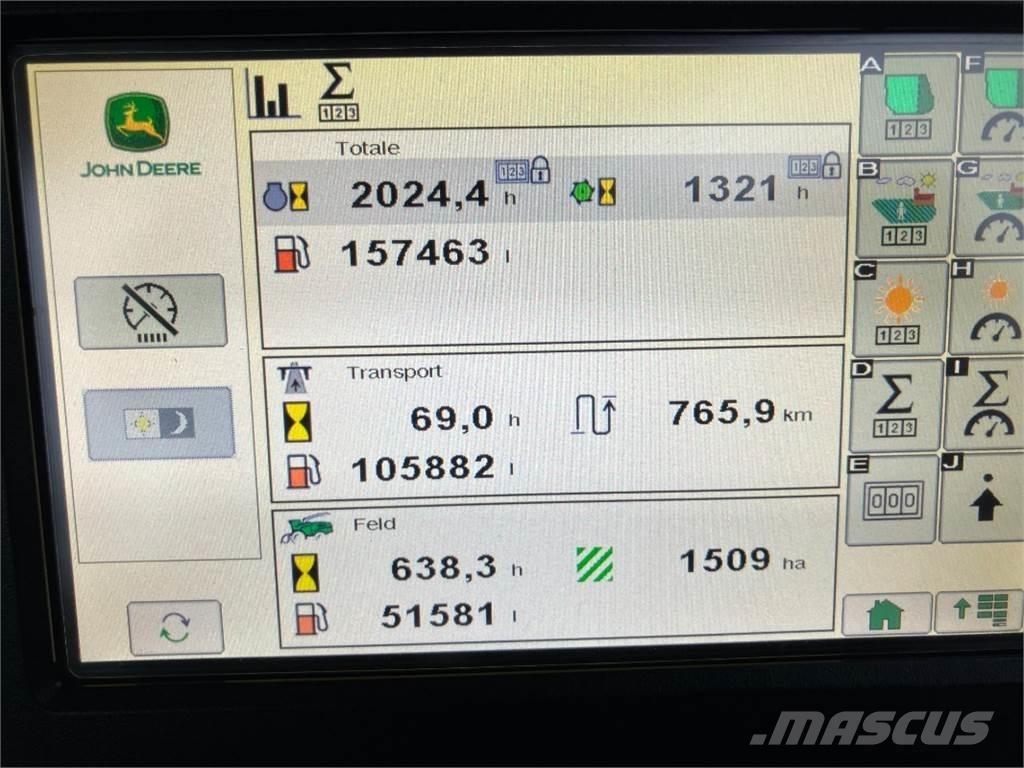 John Deere 9800i Fälthackar
