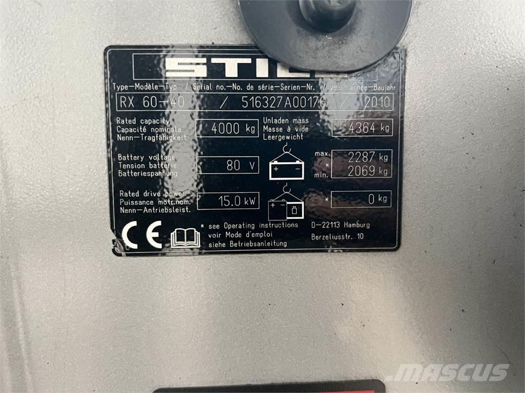 Still RX60-40 Elmotviktstruckar