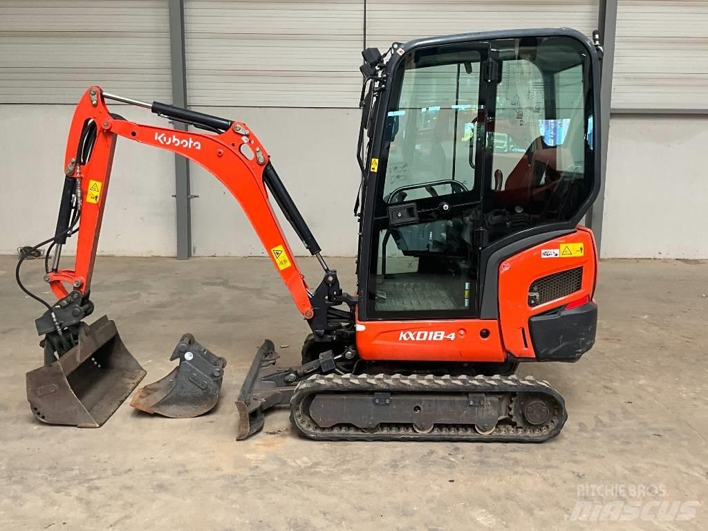 Kubota KX 018-4 Minigrävare < 7t