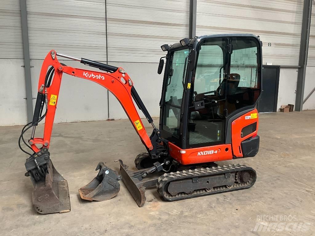 Kubota KX 018-4 Minigrävare < 7t